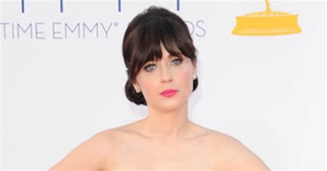 zooey deschanel nip slip|Zooeys Emmy Wardrobe Malfunction